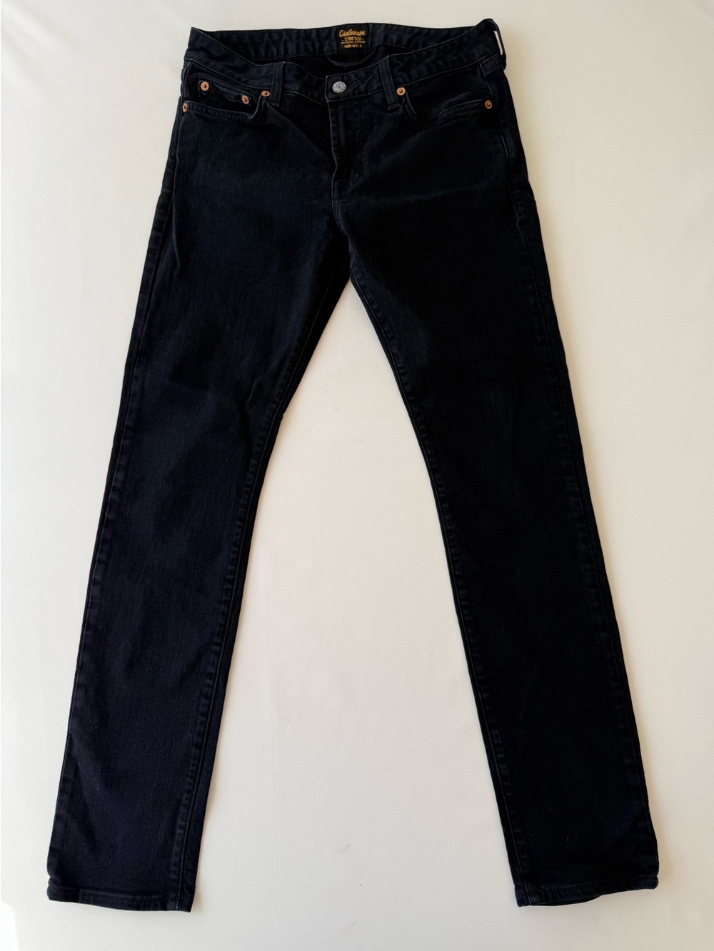 Civilianaire USA Black Skinny Jeans Women’s 27 Stretch Y2K Made in USA